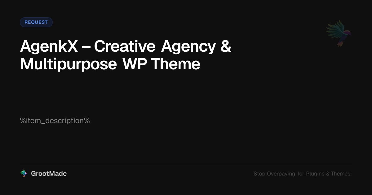 Screenshot of AgenkX – Creative Agency & Multipurpose WP Theme website