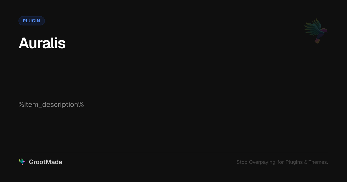 Screenshot of Auralis website