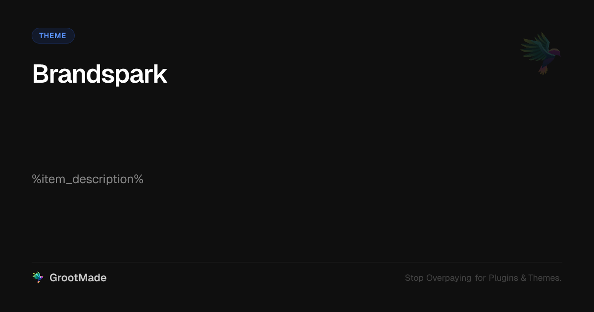 Screenshot of Brandspark website