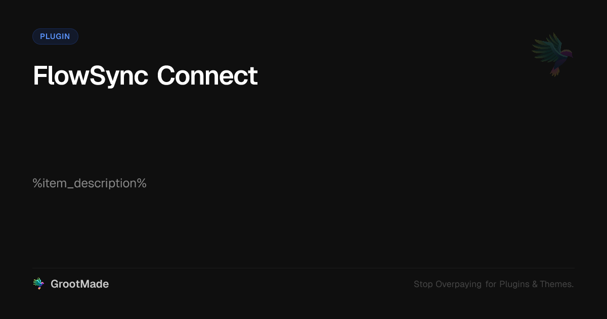 Screenshot of FlowSync Connect website