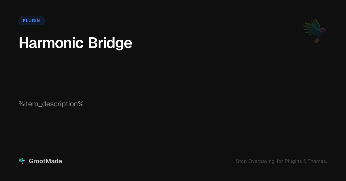 Screenshot of Harmonic Bridge website