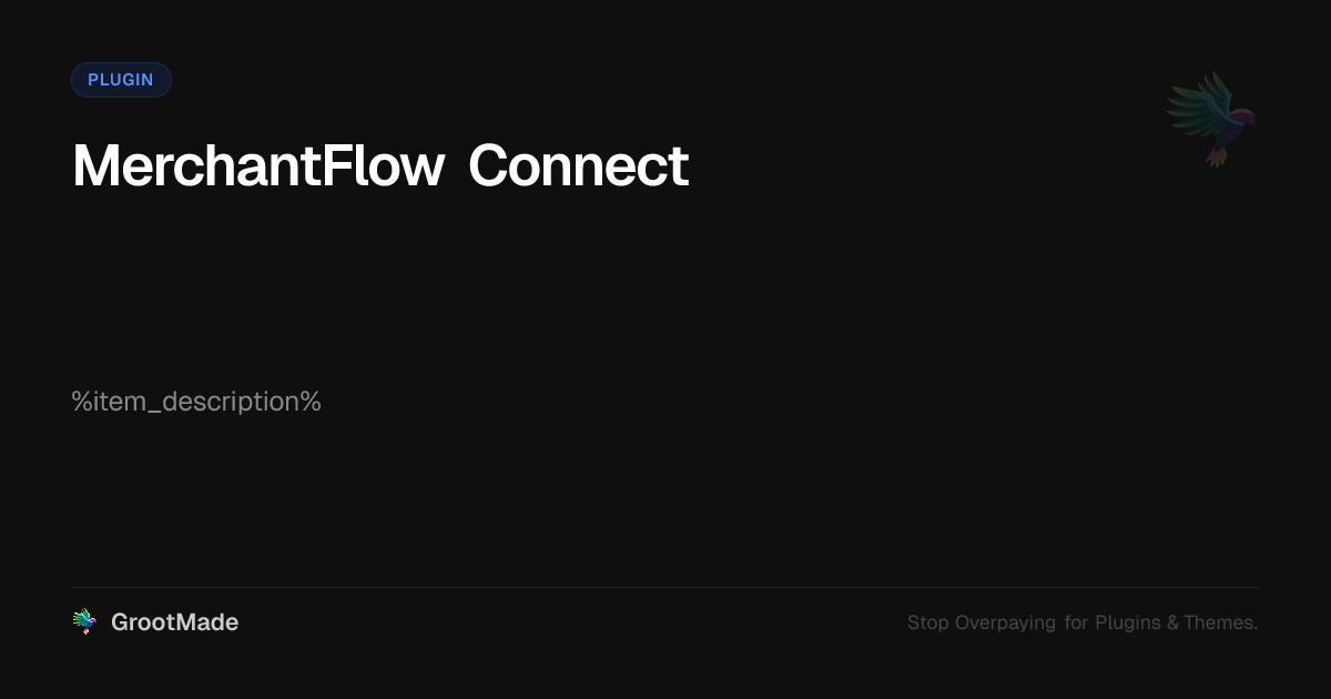 Screenshot of MerchantFlow Connect website