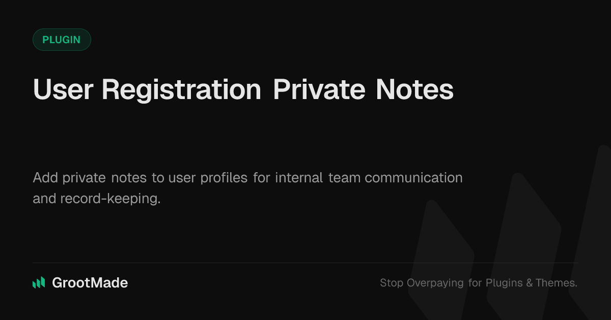 Screenshot of User Registration Private Notes website