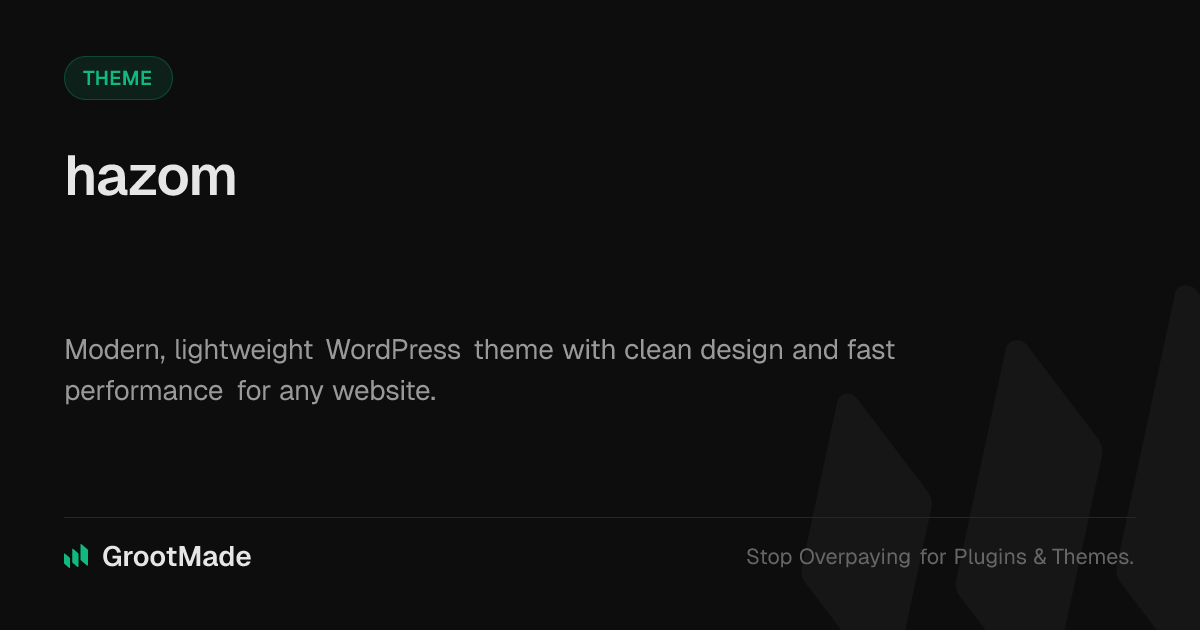 Screenshot of hazom website
