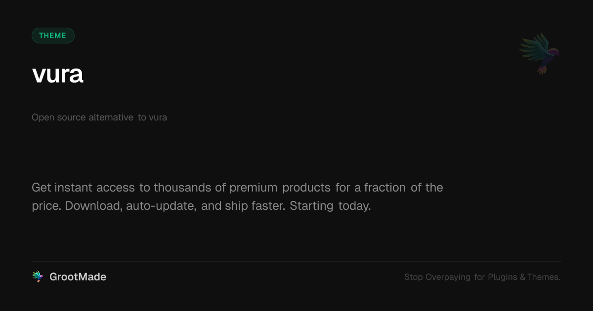 Screenshot of vura website